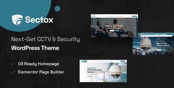 Sectox v1.0.5 - CCTV & Security WordPress Theme