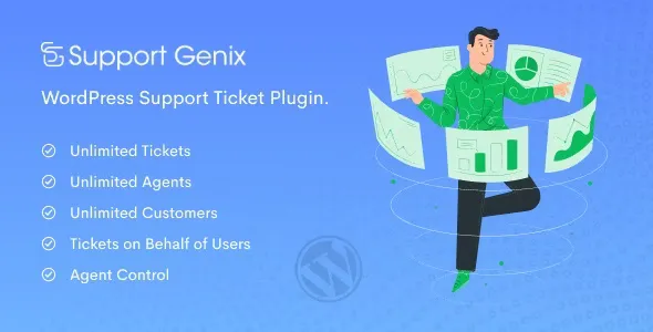 Support Genix v1.6.1 - WordPress Support Ticket Plugin