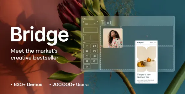 Bridge v30.0.1 - Creative Elementor and WooCommerce WordPress Theme