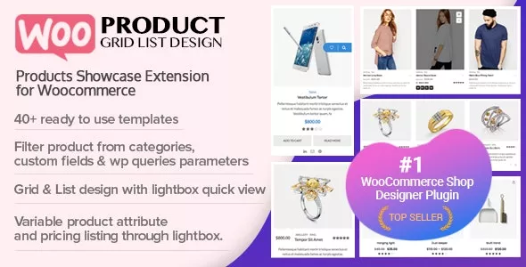 WOO Product Grid List Design v1.0.8 - Responsive Products Showcase Extension for WooCommerce