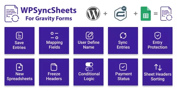 WPSyncSheets Gravity Forms Google Spreadsheet Addon v5.0