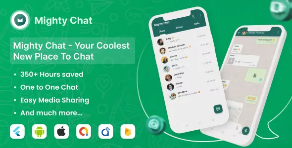 MightyChat v4.6.3 - Chat App With Firebase Backend + Agora.io