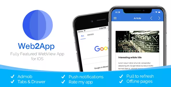Web2App for IOS v4.1 - Quickest Feature-Rich IOS Webview