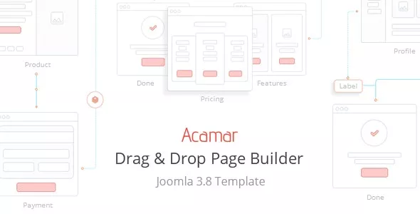 Acamar v1.0.2 - Tiled Layout and Clean Design Responsive Joomla Template