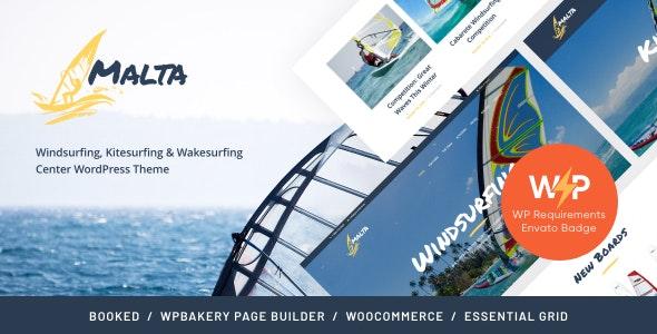 Malta v1.1.7 - Windsurfing, Kitesurfing & Wakesurfing Center WordPress Theme