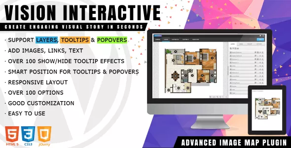 Vision Interactive v1.5.3 - Image Map Builder for WordPress