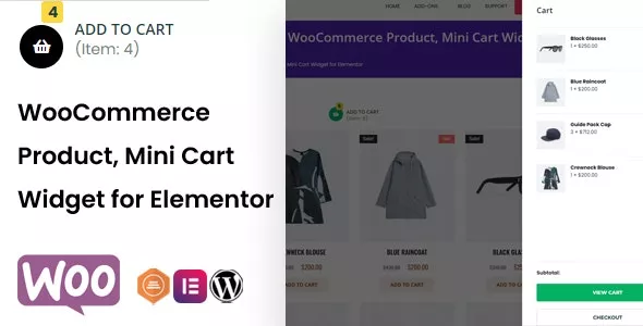 TFMiniCart & Product - WooCommerce Product, Mini Cart Widget for Elementor