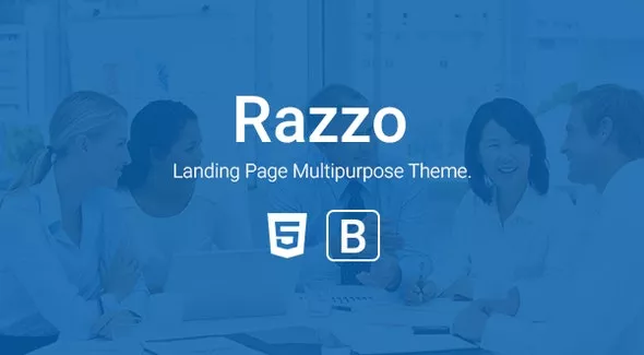 Razzo - Multipurpose Responsive Bootstrap Landing Page