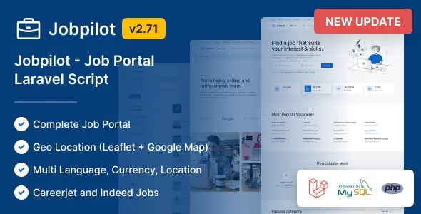 Jobpilot v2.77.17 - Job Portal Laravel Script