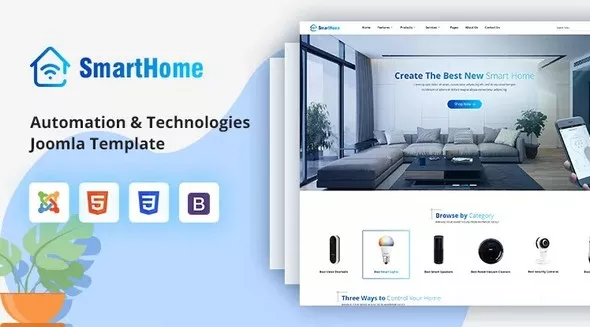 Sj SmartHome v3.10 - Home Automation Technology & Solutions Joomla Template