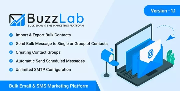 BuzzLab v1.1 - Bulk Email and SMS Marketing Platform