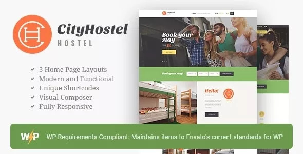 City Hostel v1.0.10 - A Travel & Hotel Booking WordPress Theme