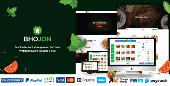 Bhojon v3.0 - Best Restaurant Management Software with Restaurant Website