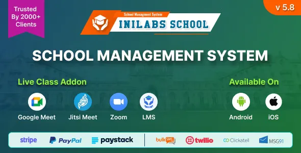 Inilabs School Express v5.8 - School Management System