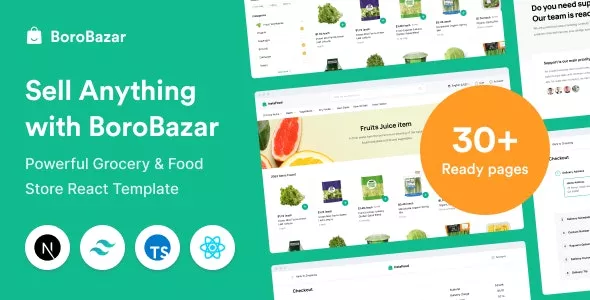 BoroBazar v1.4.0 - React Ecommerce Template with Grocery & Food Store