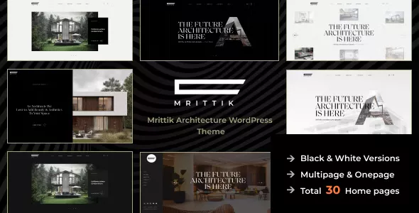 Mrittik v1.0.1 - Architecture and Interior Design Theme