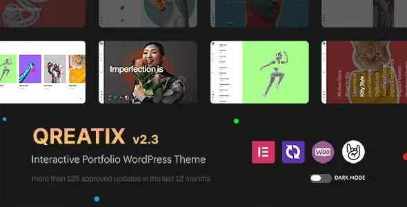 Qreatix v2.4.1 - Interactive Portfolio WordPress Theme