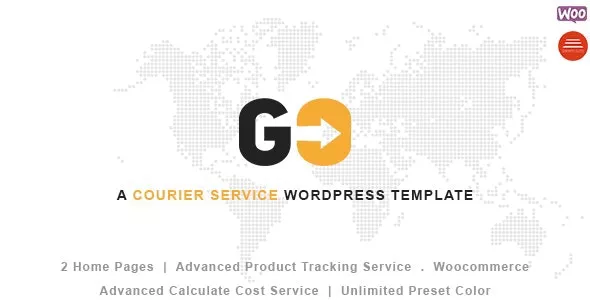 GO Courier v2.5.4 - Delivery Transport WordPress Theme