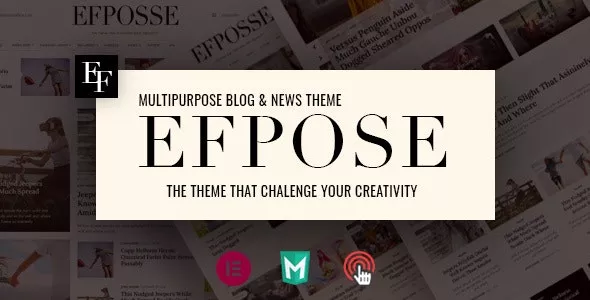 Efpose v2.1.2 - Multipurpose Blog and Newspaper Theme