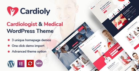 Cardioly v2.8 - Cardiologist and Medical WordPress Theme