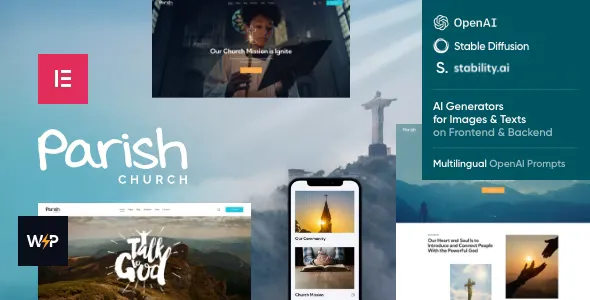 Parish - Church, Religion & Charity WordPress Theme