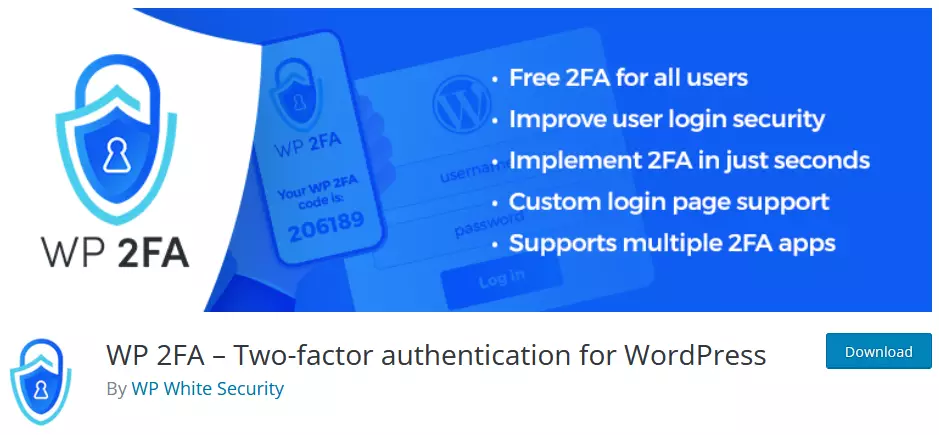 WP 2FA Premium v2.5.0 - Two-factor Authentication for WordPress
