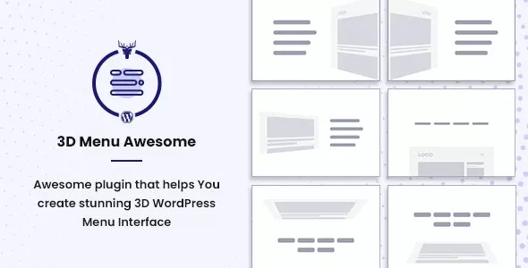Stunning 3D Off Canvas Menu WordPress Plugin v1.0.5 - 3D Menu Awesome