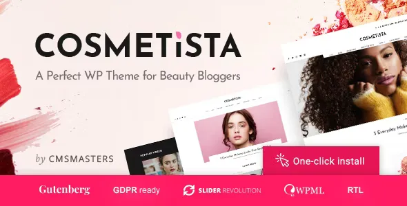 Cosmetista v1.1.2 - Makeup Review Beauty WordPress Theme