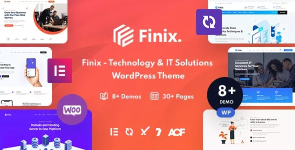 Finix v2.0.0 - Technology & IT Solutions WordPress Theme