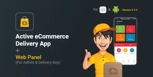 Active eCommerce Delivery Boy Flutter App v3.8