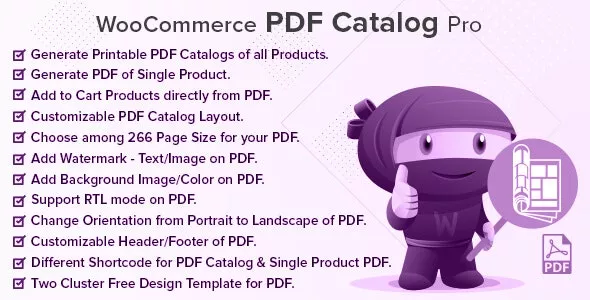 WooCommerce PDF Catalog Pro v2.3.0