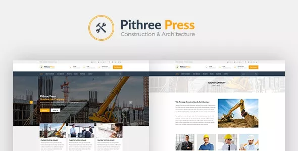 Pithree v2.1 - Construction & Building WordPress Theme