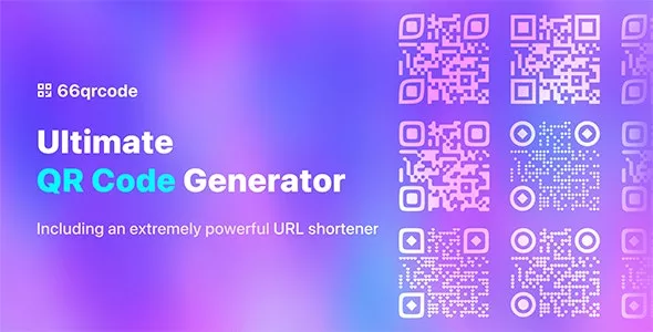 66qrcode v18.0.0 - Ultimate QR Code Generator & URL Shortener (SAAS)