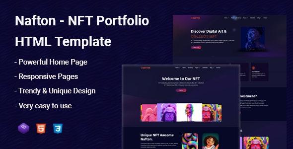 Nafton - NFT & App Landing HTML Template