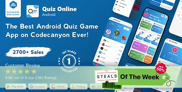 Quiz Online v7.1.5 - Trivia Quiz, Quiz Game, Web Quiz + Admin Panel