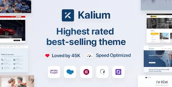 Kalium v3.11.2 - Creative WordPress Theme for Professionals