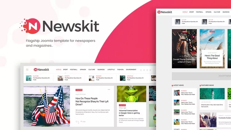 JoomShaper NewsKit v2.0.0 - Professional Joomla Template for News and Magazine Sites