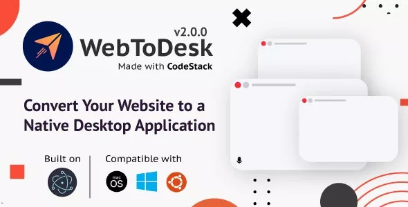 WebToDesk v2.0.0 - Convert Your Website to a Native Desktop Application