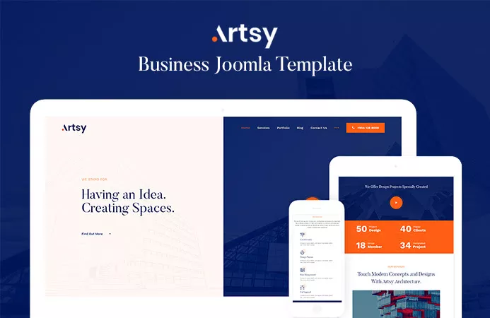 JA Artsy v2.0.2 - Architecture and Interior Design Joomla Template