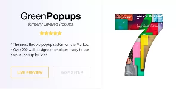 Green Popups v7.48 - Popup Plugin for WordPress