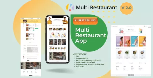 Karenderia Multiple Restaurant System v1.1.0 + Apps