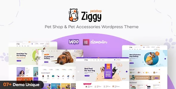 Ziggy v1.0.10 - Pet Shop WordPress Theme