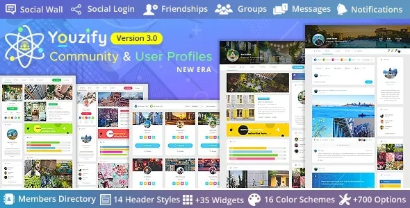 Youzify v3.4.7 - BuddyPress Community & WordPress User Profile Plugin