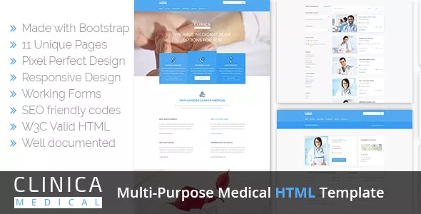 Clinica - Medical HTML Template