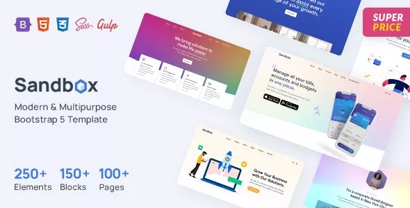 Sandbox v3.3.0 - Modern & Multipurpose Bootstrap 5 Template