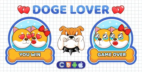 Premium Doge Lover - HTML5 Game, Construct 3