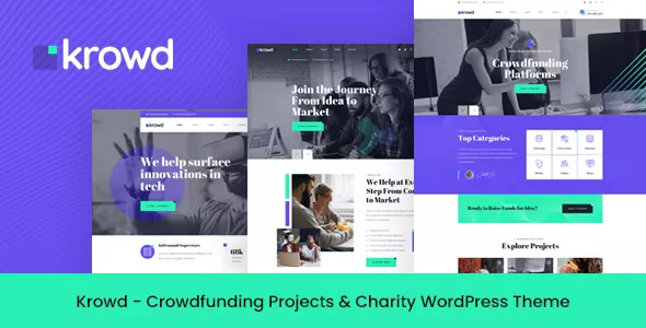 Krowd v1.3.4 - Crowdfunding & Charity WordPress Theme
