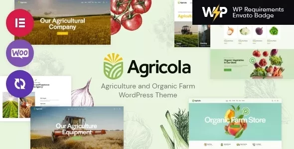 Agricola v1.1.0 - Agriculture and Organic Farm WordPress Theme