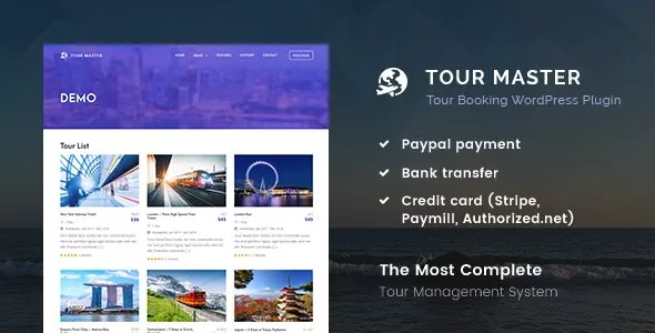Tour Master v5.2.5 - Tour Booking, Travel, Hotel
