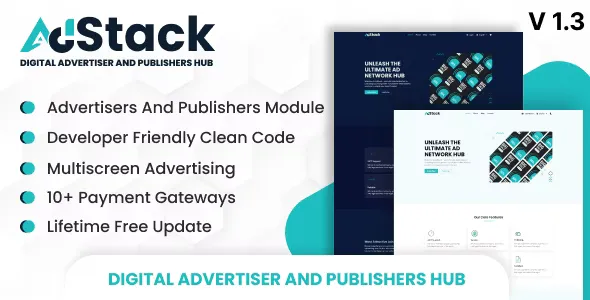 AdStack v1.4 - Digital Advertiser and Publishers Hub